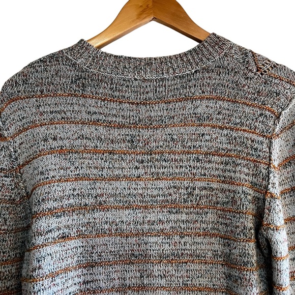 Free people open chevron knit cotton blend sweater size M excellent condition - Picture 11 of 16